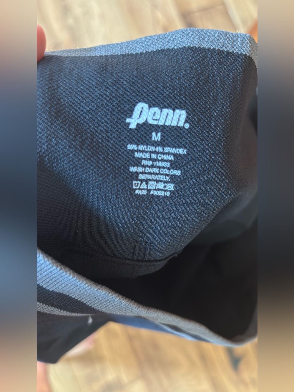 Penn Black Athletic bottoms with Gray Trim - Size M